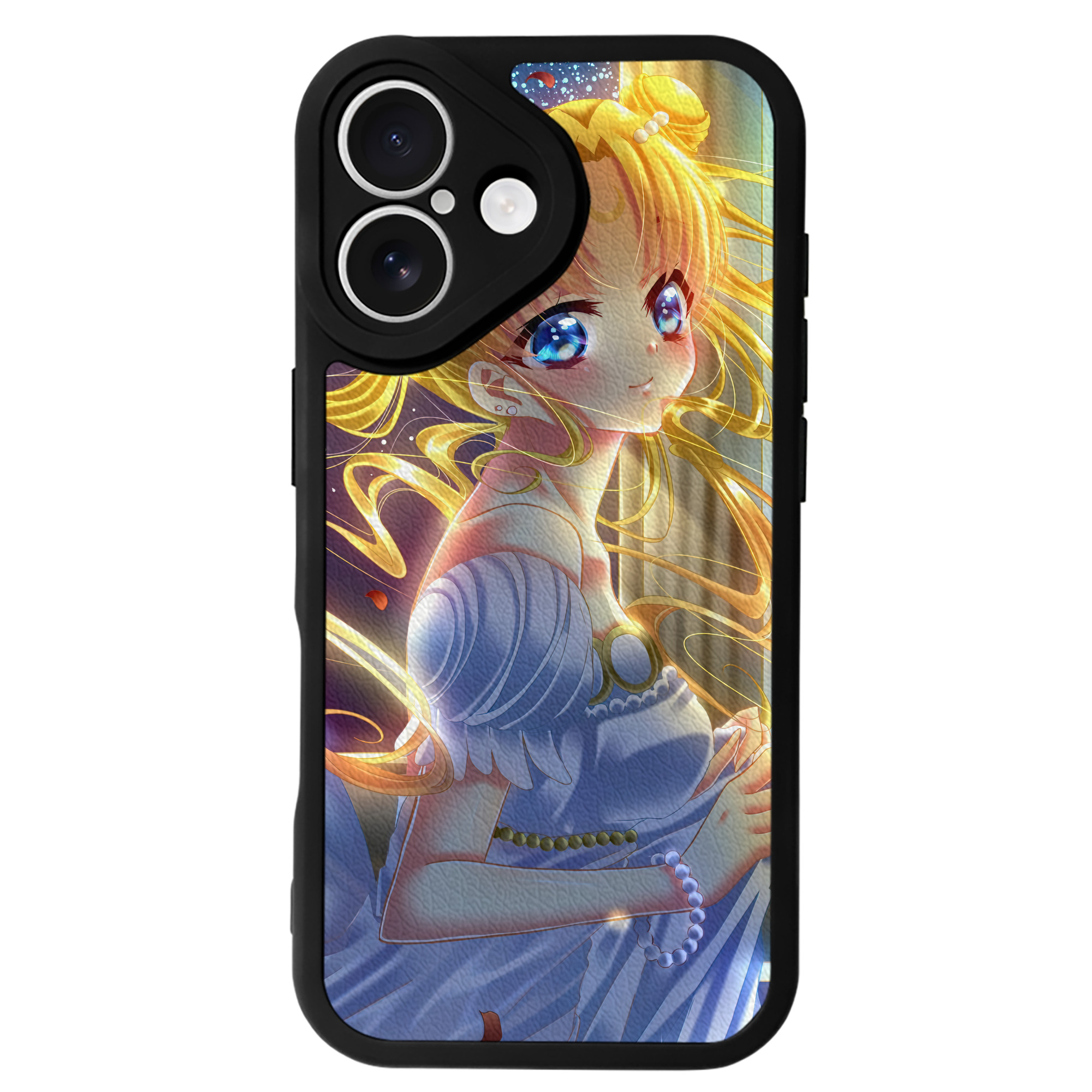 （画像用） 美少女戦士セーラームーン Sailor Moon 【iPhone 16シリーズ対応】シリコンスマホケース（レザー調） 材質：シリコン